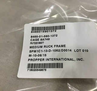 Molle Frame Tan NSN 8465-01-590-1372 für MultiCam (OCP) Rucksack Medium2