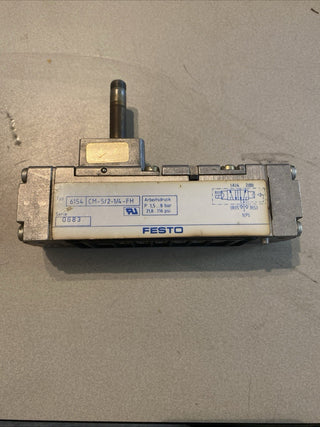 Festo 6154 CM-5/2-1/4-FH Magnetventil Pneumatik Kassettenventil 5/2-Wege-Ventil