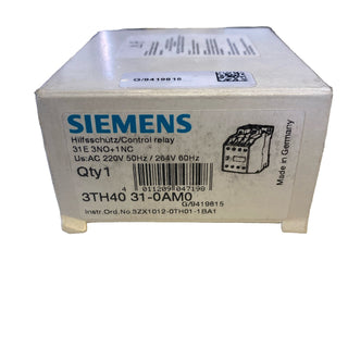 SIEMENS 31 E DIN EN 50011 3NO+1NC Hilfsschütz AC 220V  3TH4031-0AM00