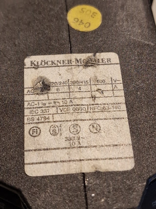 Klöckner Moeller DIL 08-31 Hilfsschütz 220V AC 3S/1Ö – gebraucht6