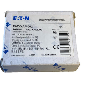 Eaton Hilfsschalter FAZ-XAM002 (2W, 3A, 250VAC) – Neu & Originalverpackt1