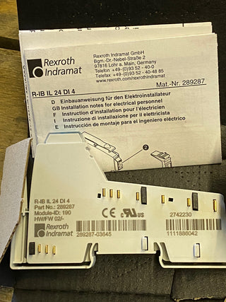 Bosch Rexroth Indramat R-IB IL 24 DI 4-PAC | Digital-Eingabeklemme | NEU & OVP0