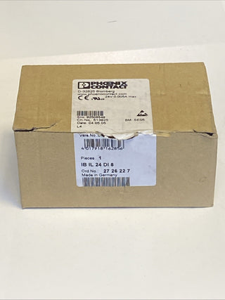 Phoenix Contact IB IL 24 DI 8 – Digitales Eingabemodul (2726227) – NEU0