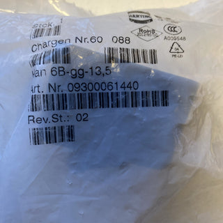 2STK 09300061440 Gehäuse HDC-Steckverbinder Han B Größe 6B für Leitungen HARTING3