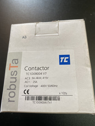 Schütz / Contactor TC1-D09004-V7 – 4-polig, 400V Spule – NEU1