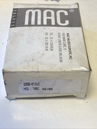 MAC Valves 225B-613JC Magnetventil - 3/2-Wege - 1/4" NPT - 24V DC - NEU/OVP1