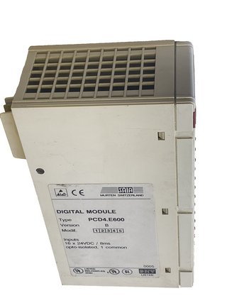 Saia Burgess PCD4.E60 Digital Eingangsmodul | SPS Baugruppe Module | Gebraucht2