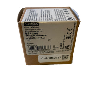 Siemens 3RH2911-2FA40 Hilfsschalterblock 4S S00/S0 neu0
