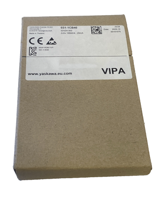 Yaskawa SLIO 031-1CB40 SM 031 – Analoge Eingabe Modul 2x AI 16 Bit 0(4)-20 mA0