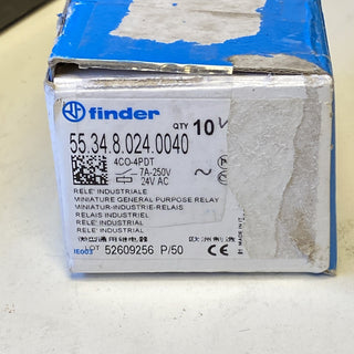10x Finder 55.34.8.024.0040 Miniatur-Industrierelais – NEU & OVP0