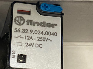 Finder Steckrelais 56.32.9.024.0040 – 24V DC / 12A – NEU0