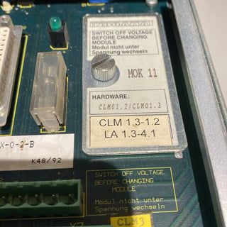 Indramat CLM 01.3-X-0-2-B CNC Steuerung 4-Achsen Servo Positionierung – Gebrauch4