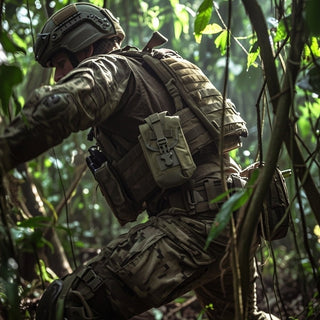 Us Army USGI Khaki MOLLE Mesh Kantinentasche1