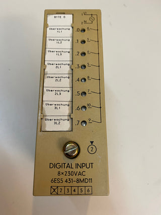 Siemens SIMATIC S5 6ES5431-8MA11 | Digital Eingabemodul 8x 24V DC | Geprüft1