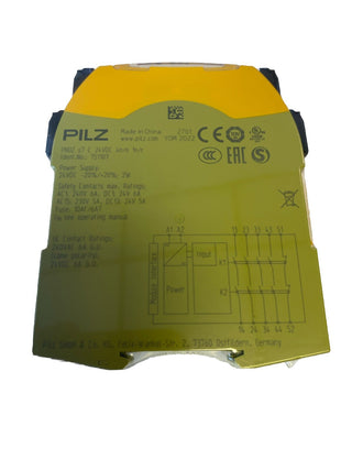 PILZ 751107 PNOZ s7 C 24VDC 4 n/o 1 n/c2