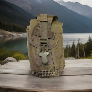 Us Army USGI Khaki MOLLE Mesh Kantinentasche2