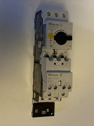 Moeller PKZM0-1,6 Motorschutzschalter 1,0-1,6A + Hilfsschalter SE00-11-PKZ09