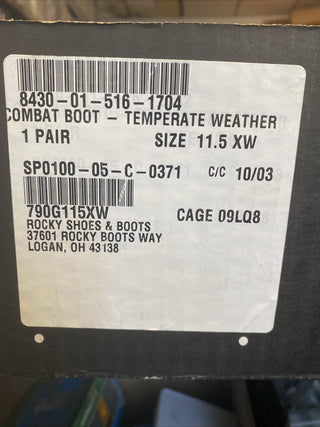 Rocky Hot Weather Combat Boots 11.5 XW Military Stiefel neu1
