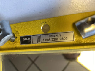 2x SICK PSK1 1005229/9630 0-30m + Halterung Umlenkspiegel für Sender -used-3