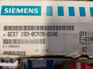 Siemens 6ES7193-0CA20-0XA0 Terminal Block 6ES7 193-0CA20-0XA0 E03 NEU0