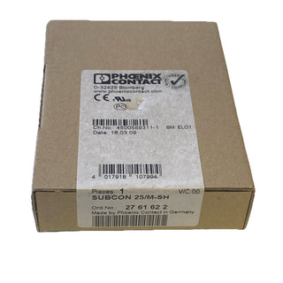 NEU Phoenix Contact SUBCON 25/M-SH D-SUB-Busstecker 25-polig Stecker 2761622 OVP0