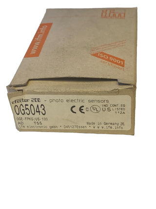 IFM Einweglichtschranke Empfänger OG5043 photocell receiver OGE-FPKG/US-1001