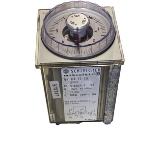 SCHLEICHER DZ 12-SG Zeitrelais 24V 50/60Hz | 2-60s | 6A 500W,einstellbar NEU1