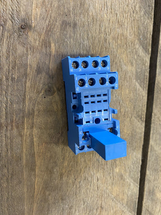 Finder 94.44.1 Relaissockel, 7 A, 300VAC, Blau, für Serie 55/854