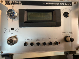Peekel In- struments strainindicator type CA690 / ca 690 instruments transducer2