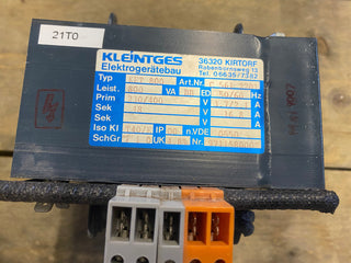 KLEINTGES Transformator Stromversorgung KET 8000