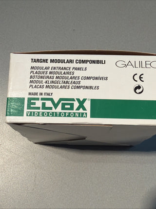 Vimar / Elvox Galileo 8011 Türsprechmodul Audio 1 Taste – neu mit OVP6