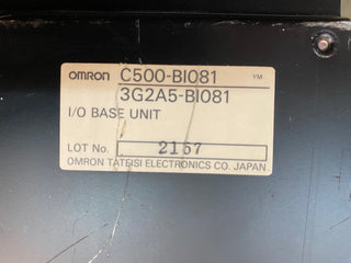 Omron C500-BI081 SPS I/O Basiseinheit 8 Slot Rack geb1