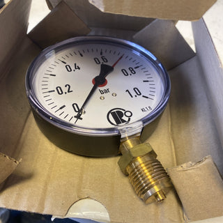 RIEGLER Standardmanometer Typ 111.10 – 0 bis 1,0 bar – NEU & OVP3