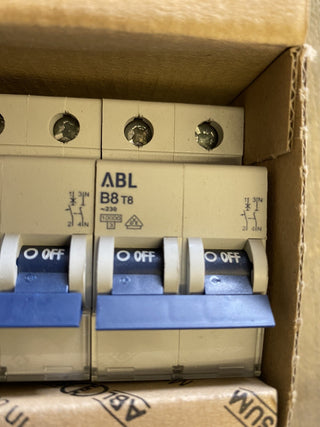 ABL Sursum B8T8 Leitungsschutzschalter Sicherungsautomat B8 230V 2-polig NEU1