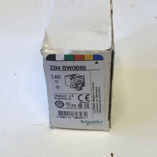 Schneider ZB4BW0B65 Harmony XB4 – LED-Fassung mit Kontaktblock (Blau, 24V)0
