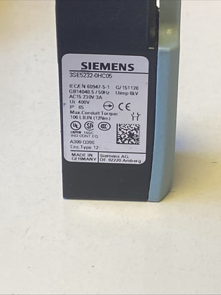 Siemens Dig.Industr. Positionsschalter 3SE5232-0HC05 Einzelpositionsschalter3