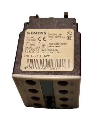Siemens I Ia&dt CD Aufsatzblock 3rh1921-1fa220