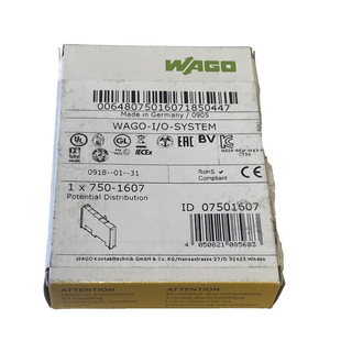 WAGO 750-1607 Potentialvervielfältigung 8+/8- SPS-Modul Neu OVP1