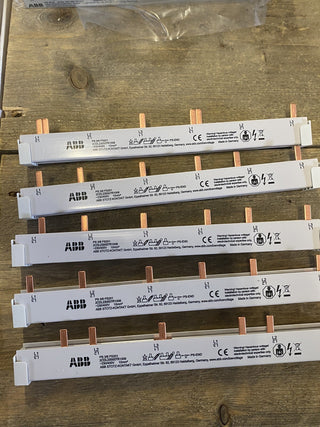 5X ABB PS 3/6 FS201 Phasenschiene 3-Ph. für FS201 12 TE3