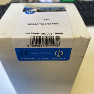 EB-Lasttrennschalter für DIN 4P 20A Front: 0-1 grau 44×45mm Sperrvorrichtung gra2