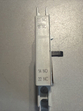 2x Siemens 3VE9301-1AA00 Hilfskontaktblock Hilfsstromschalter geb2