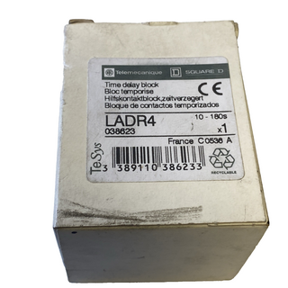 Telemecanique LADR4 Zeitblock rückfallverzögert 10-180s – NEU & OVP0