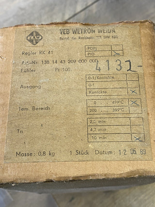 VEB Wetron Weida DDR RK40 RK 40 PD 1381443209000000 Ursamar4