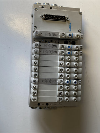 Festo VTUG-10 Ventilinsel VUVG Pneumatik Magnetventil SPS PLC Schaltschrank17