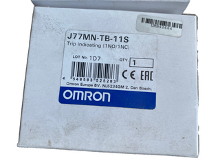 OMRON J77MN-TB-11S Meldeschalter / Signalschalter für Motorschutzschalter – NEU0