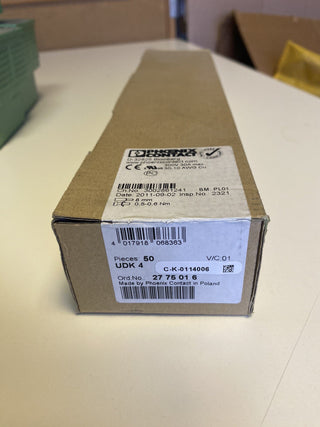 Phoenix Contact UDK 4 (2775016) Durchgangsreihenklemme – 50x neu1