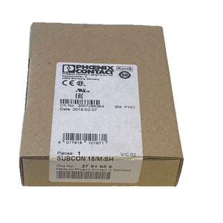 PHOENIX CONTACT D-SUB-Busstecker SUBCON 15/M-SH (2761606) 15-polig Schraubanschl1