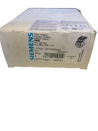 Siemens 3RT1627-1AP01 Schütz 400V 25 kvar. Kondensatorschütz NEU OVP einl.1