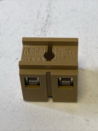 27x Weidmüller MK 3/4 KrG Reihenklemme 4-polig 24A Gelb – NEU4