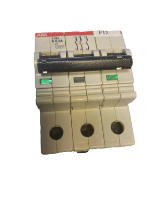 ABB S283-K0,2A MCB S280 3P K0.2A 480VAC RT4